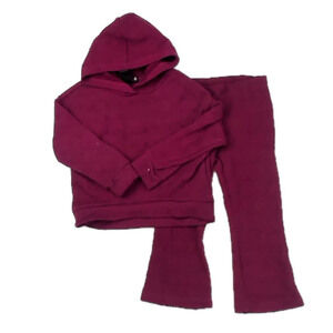 Insta Girl Girls Burgundy Apparel Sets size: 2T